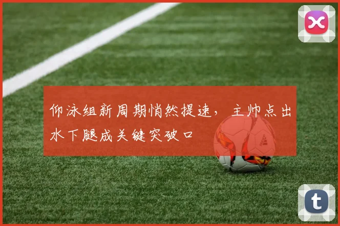 仰泳组新周期悄然提速,主帅点出水下腿成关键突破口 - 搜狐体育推荐